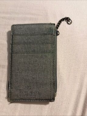 Gray Card Holder/ Card Wallet